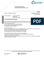 Cambridge International Advanced Subsidiary Level