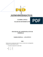 Algebra Lineal Determinantes