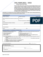 Sy 2021-2022 Online Learning Selection Form Fillable