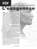 Nexus 43 - l'exogénèse du vivant (ni dieu, ni darwin)