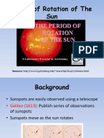 Period of Rotation of Sun
