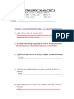 Centro Educativo Gentecita Evaluaciones de Periodo Area Castellano 3°