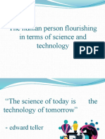 Human Person Flourishing in Terms of Science and Technology