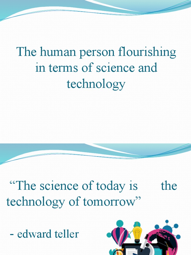 Human Person Flourishing in Terms of Science and Technology PDF Aristotle Science