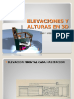 Elevaciones y Alturas en 3d