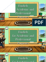 English For Academic and Professional Purposes