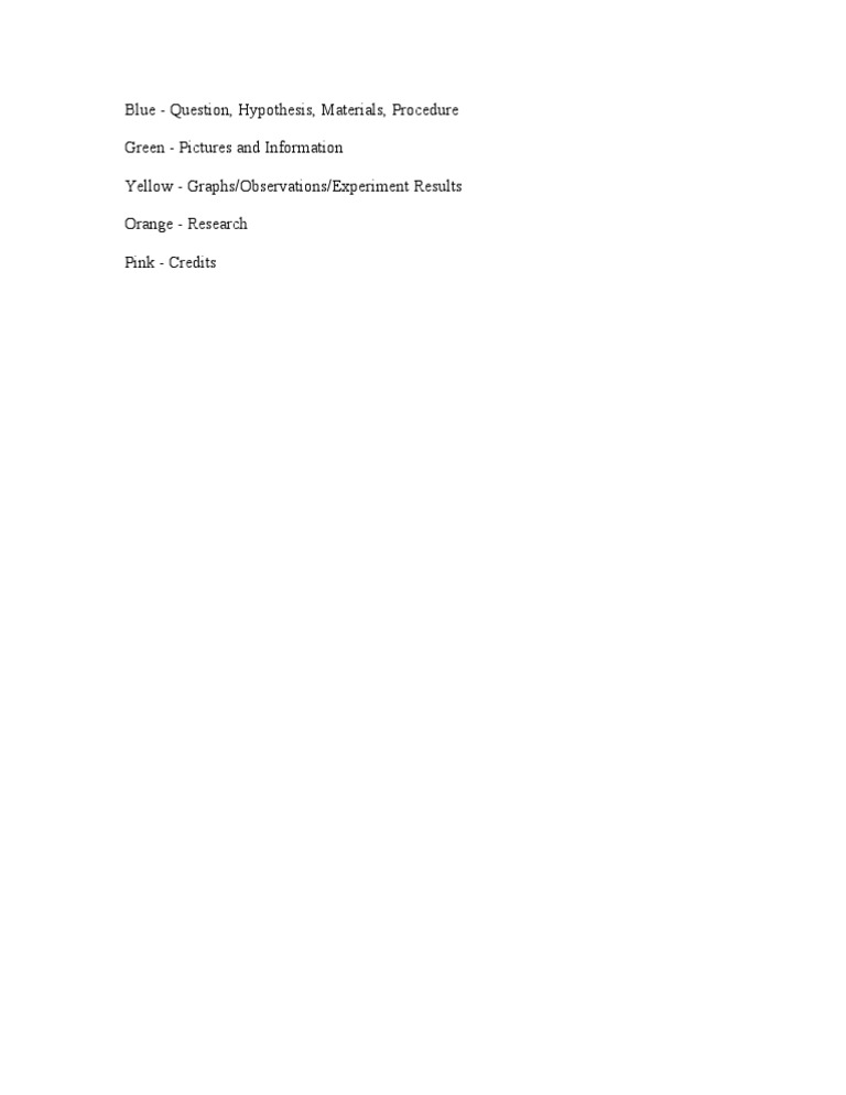 Science Experiment Overview and Results | PDF | Science & Mathematics