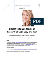 Best Way To Whiten Your Teeth Well With Easy and Fast