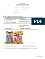 Soal & Jawaban PTS Kelas 5 (Tema 7 Subtema 2 & 3)