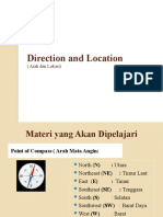Direction and Location: (Arah Dan Lokasi)