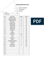 Form Permintaan RB