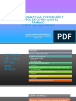 Plan de Vigilancia, Prevención y Control COVID 19 - NORMATIVA