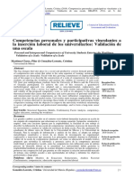 Competencias Personales y Participativas Vinculantes A La Inserción Laboral de Los Universitarios