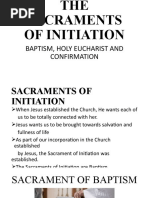 The Sacraments of Initiation