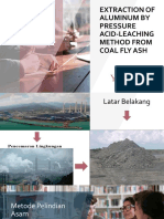 EXTRACTION OF ALUMINUM BY PRESSURE ACID-LEACHING METHOD FROM
