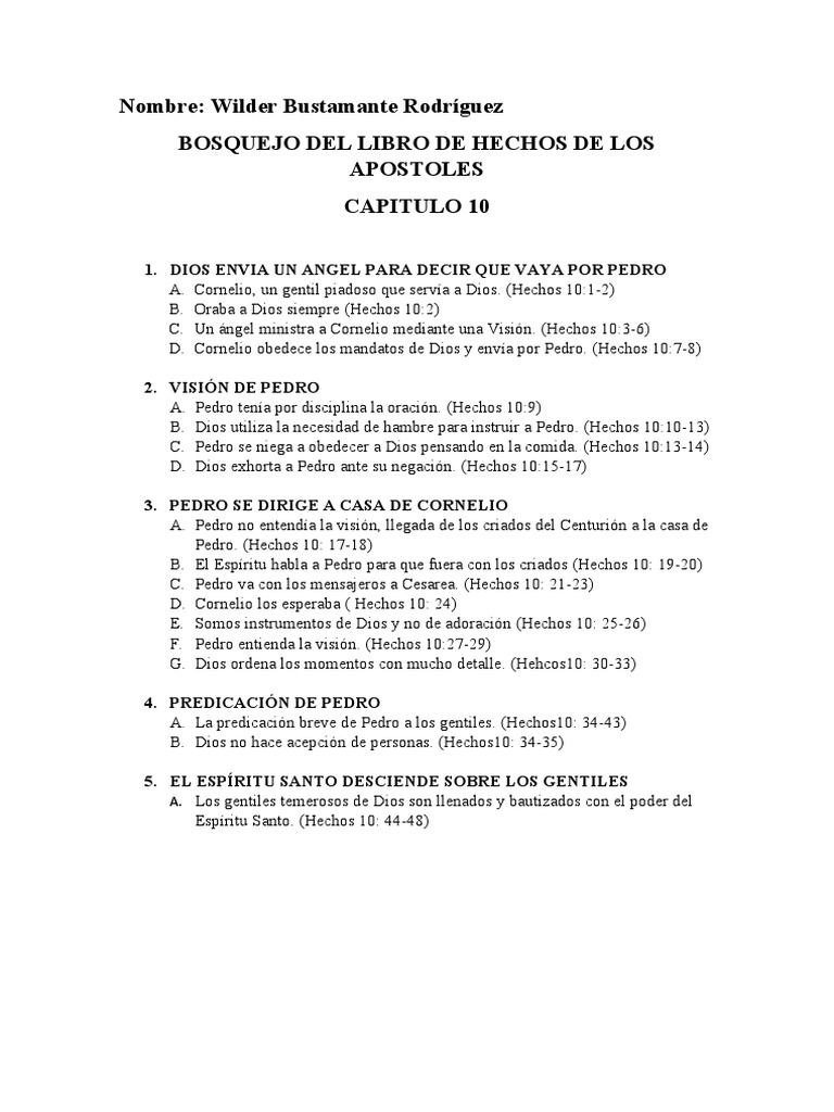 Hechos10 Bosquejo PDF