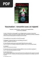 Nexus 44 - Vaccination - Rencontre Avec Un Repenti (Mai 2006)