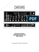 Operating Manual Transmission Test Set 806A / 806AR