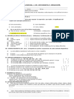 Examen Parcial I de Ortografía y Redacción 2021