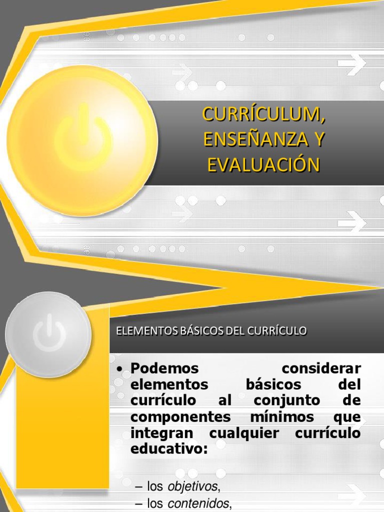 Elementos Clave del Currículo Educativo | PDF | Plan de estudios ...