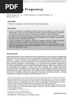 Mater 2.trauma in Pregnancy. Jeffrey Et Al