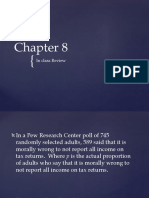 Chapter 8 Review: Confidence Intervals and Hypothesis Tests for Means and Proportions