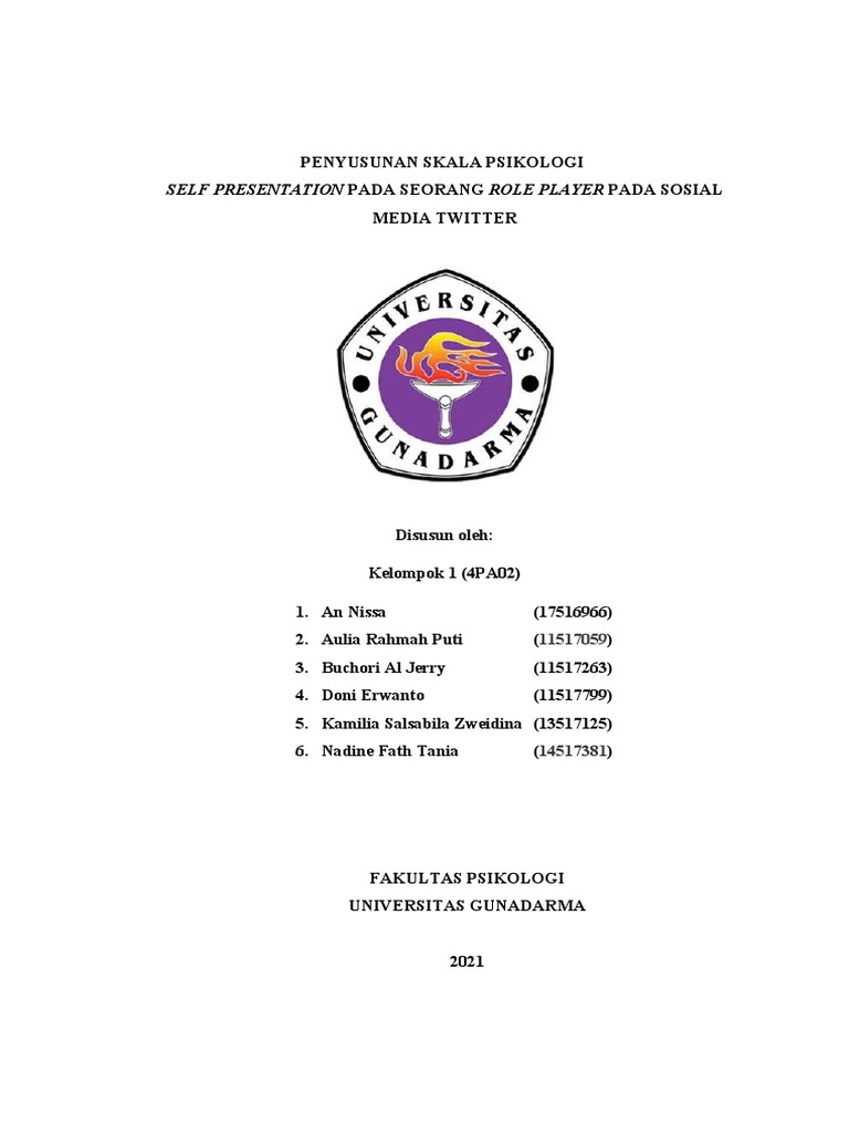 Laporan PSP Kelompok 1. | PDF