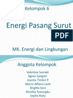 KELOMPOK 6 - Energi Pasang Surut - Energi Dan Lingkungan