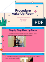 Procedure Make Up Room