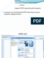 Materi Praktikum Aplikasi Komputer Lanjut - Minggu I - Input Data SPSS