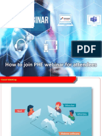 Join Webinar M-Teams PHE