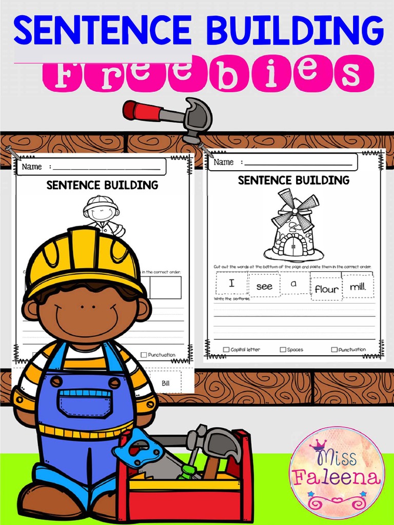 Free Sentence Building Worksheets | PDF