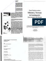 Piloña, G.A. (2011) Guía Práctica Sobre Métodos y Técnicas de Investigación Documental y de Campo. GP Editores, 1-337