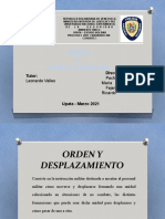 Orden y Desplazamiento Exposicion