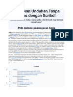 Dapatkan Unduhan Tanpa Batas Dengan Scribd!: Pilih Metode Pembayaran Anda