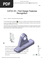 Part Design Features Recognition