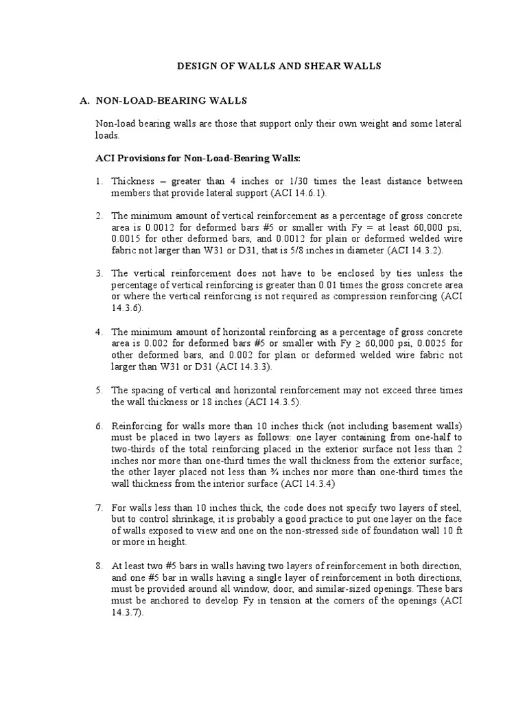 Shear Wall Design Guidelines | PDF | Stress (Mechanics) | Beam (Structure)