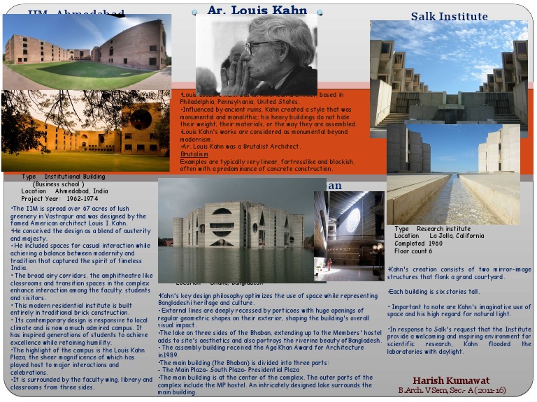 Modern Monumentality, Louis Kahn