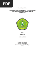 Download Sejarah Kekuasaan Kehakiman Yang Merdeka Indonesia by Subagyo Yangdari Banggle SN49991127 doc pdf