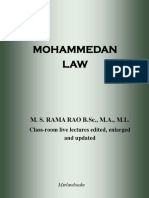 Mohammadan Law f