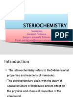 Steriochemistry Steriochemistry