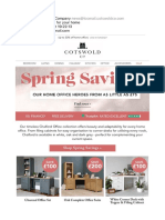 Spring Savings For Your Home