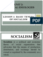 Unit 2 - Lesson 4 - Basic Tenets of Socialism