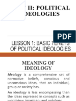 Unit 2 Lesson 1 - Political Ideologies