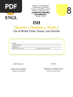 Engl ISH: Quarter 1, Module 3, Week 6