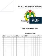 Buku Klapper SLB Pgri Kalitidu