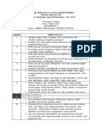 Daftar Pertanyaan Manajemen Risiko - Kelas A1P - Pertemuan Kelima - Kelompok 4