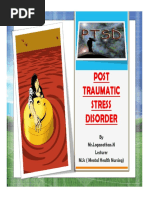 Post Traumatic Stress Stress Disorder: by MR - Loganathan.N Lecturer M.SC (Mental Health Nursing)