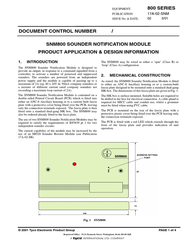 SNM800 Product Application and Design | PDF | Electrical Network ...