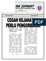 Cegah Kejahatan Perlu Pengorbanan